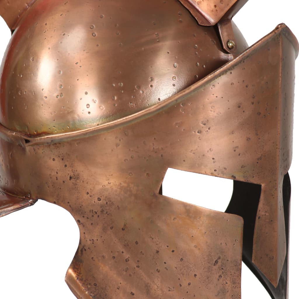 Greek Warrior Helmet Antique Replica LARP Copper Steel